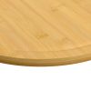 Chopping Boards 6 pcs Ã˜11.8"x0.6" Bamboo