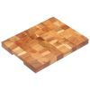Chopping Board 15.7"x11.8"x1.5" Solid Wood Acacia