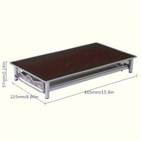 1PC Home Kitchen Organizer Coffee Capsule Holder Drawer Coffee Holder (Color: Silver)